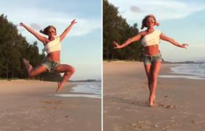Поп-принцесса Бритни Спирс делится видео изнурительного режима фитнеса, который привел ее в отличную форму